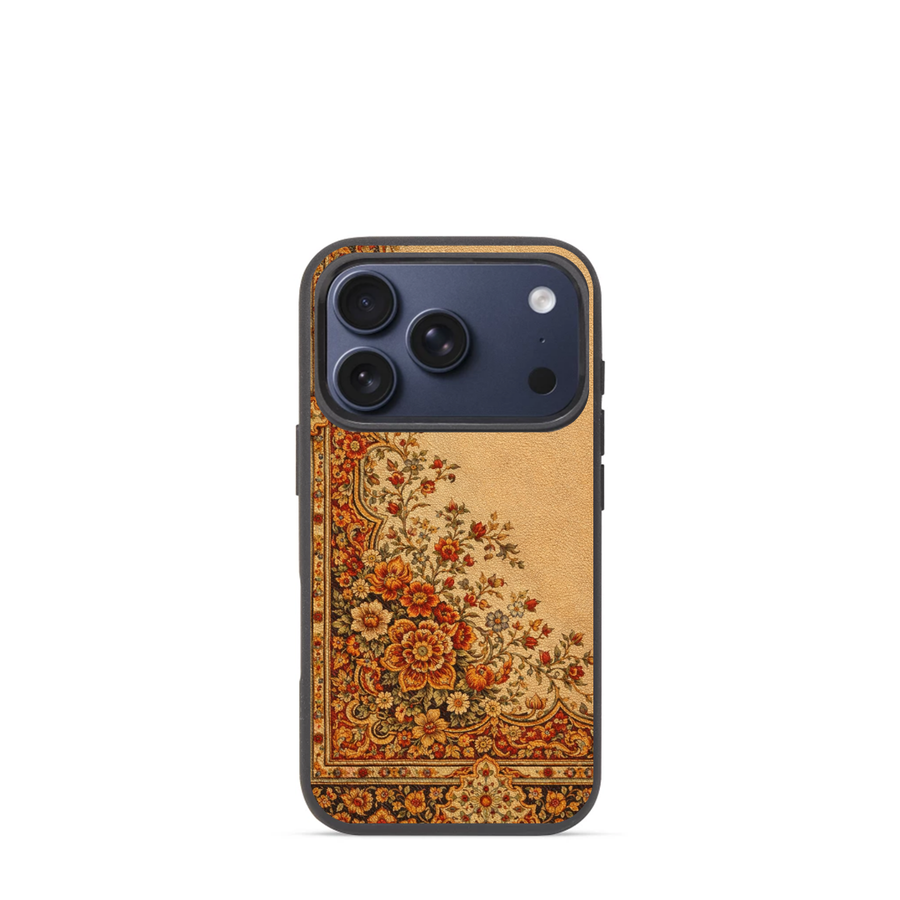 Persian Floral Carpet Pattern Phone Case – Vintage Decorative Protective Cover for iPhone & Samsung