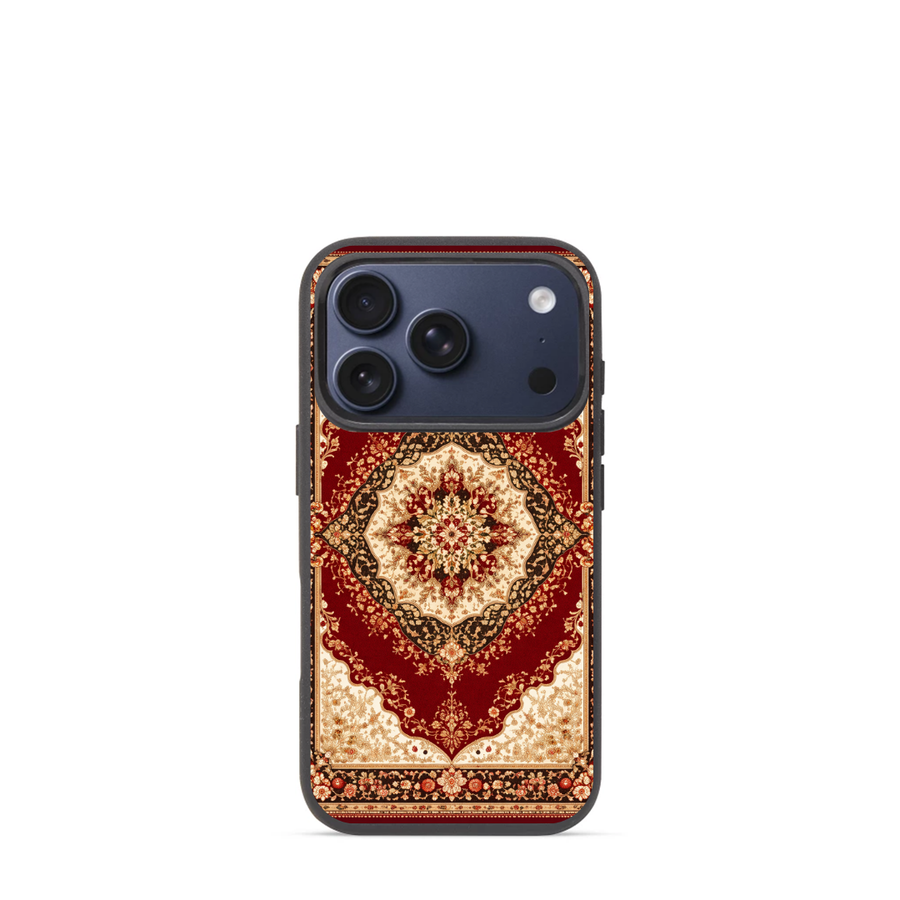 Persian Rug Pattern Printed Phone Case – Vintage Decorative Protective Cover for iPhone & Samsung