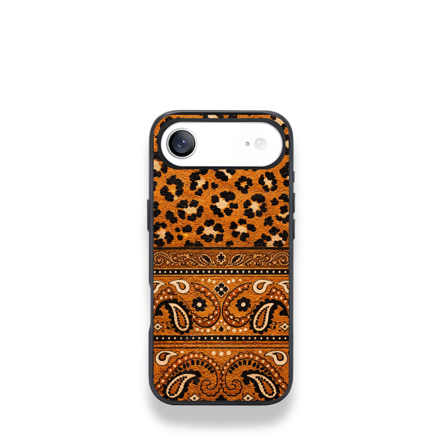 Leopard Print Paisley Pattern Phone Case – Fashion Protective Cover for iPhone & Samsung