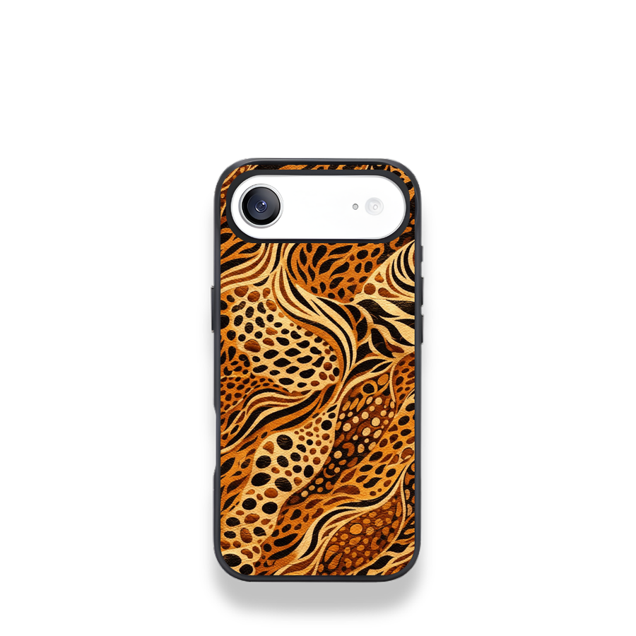 Mixed Animal Print Pattern Phone Case – Leopard Zebra Style Protective Cover for iPhone & Samsung